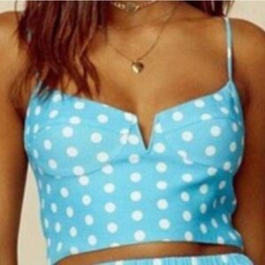 Blue Life crop top